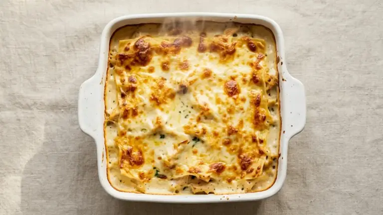 Lasanha de Frango ao Molho Branco